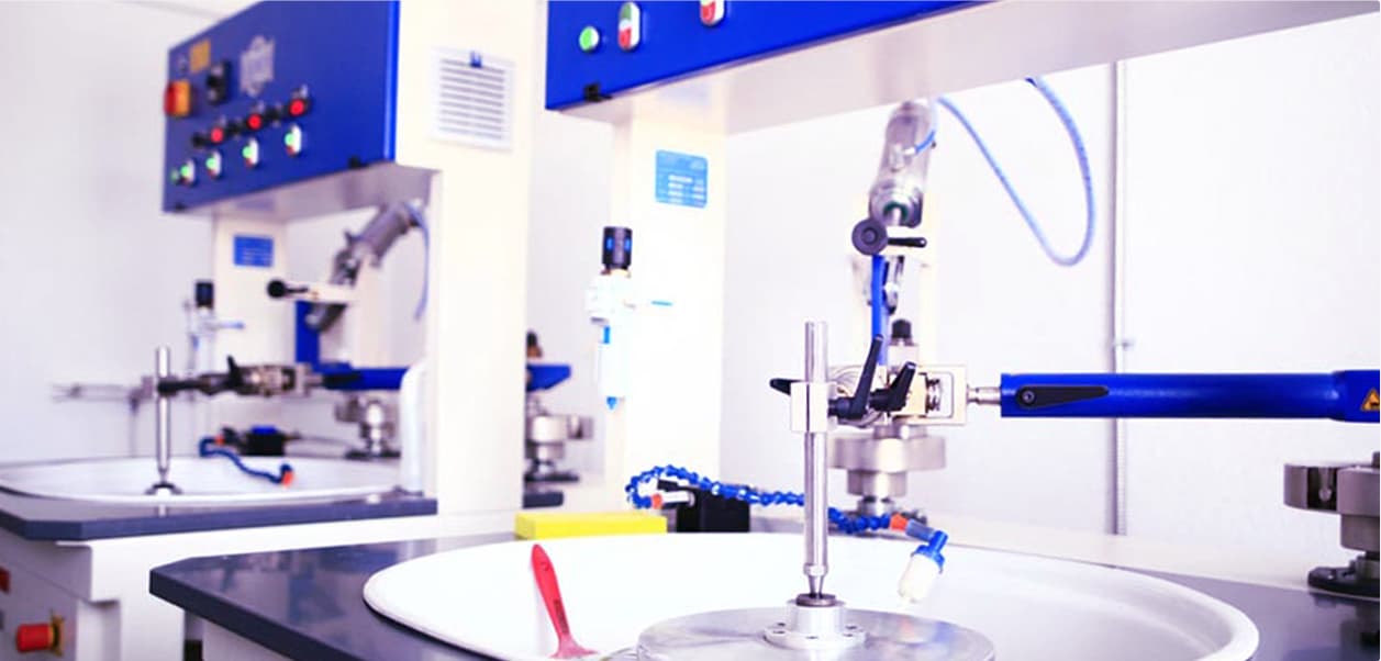 Optical lapping and polishing stations for precision surface finishing
